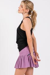 CRUSH black tie back tank