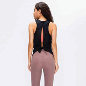 CRUSH black tie back tank