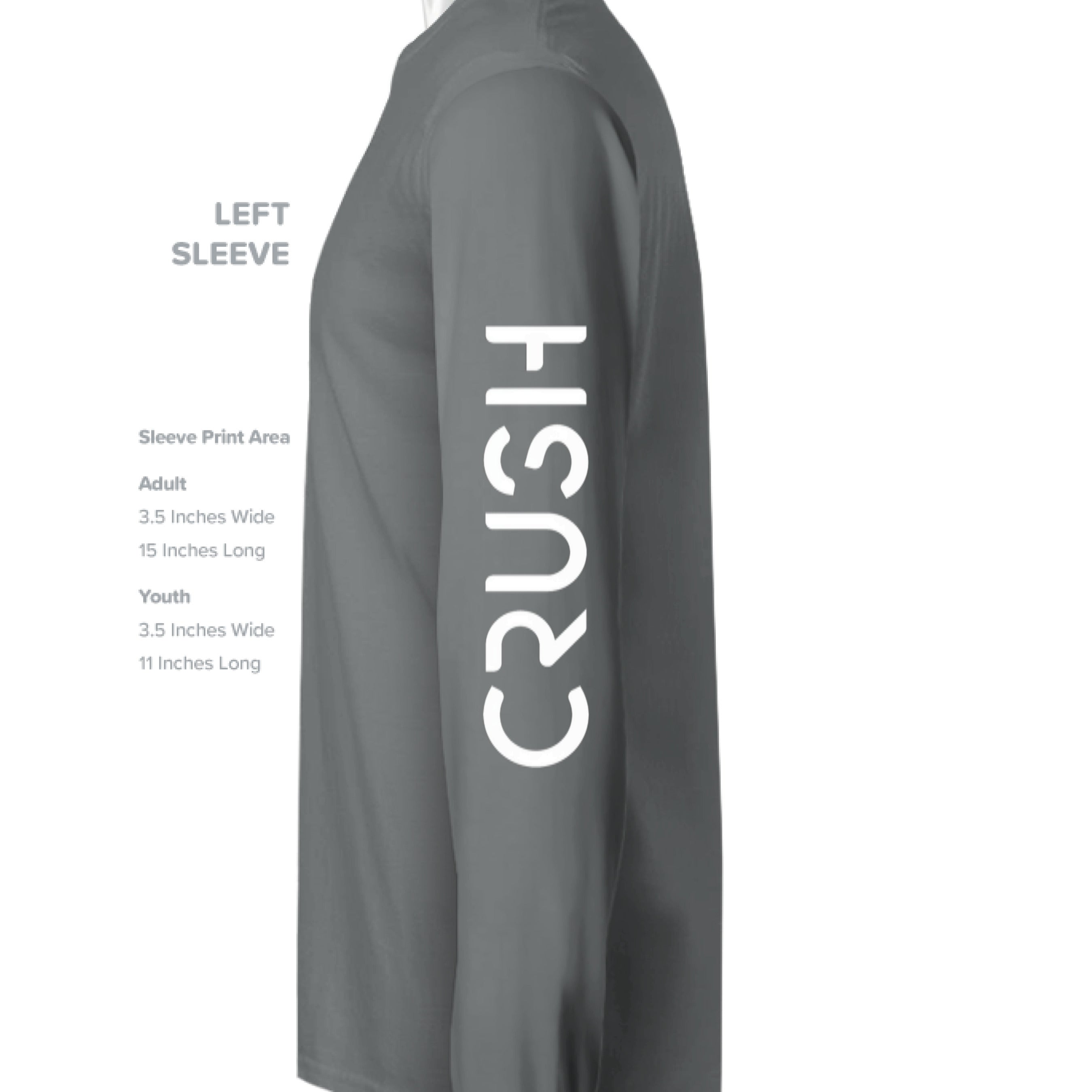 Dark Grey Hthr - SLEEVE_LEFT